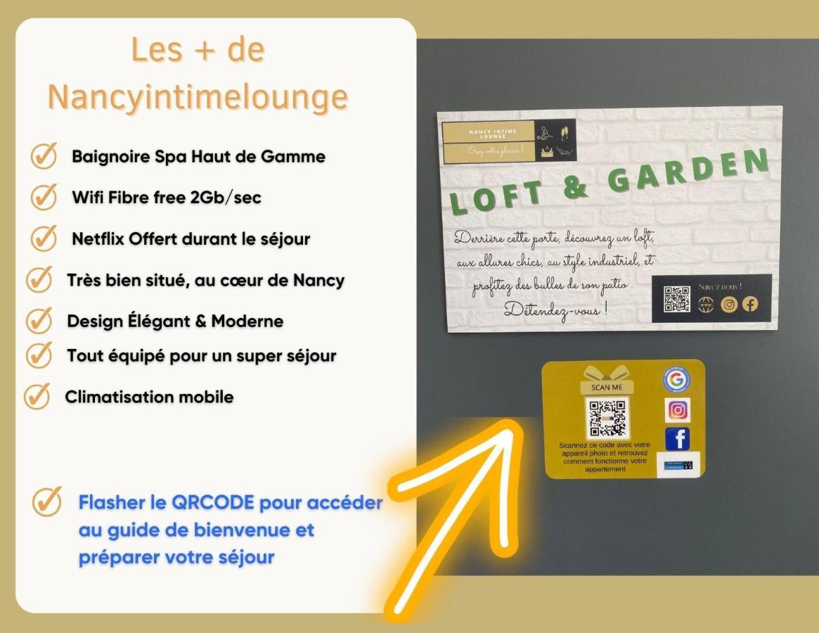 Suite Le Loft & Garden Et Spa By Nancyintimelounge Bagian luar foto